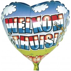 Folieballon Welkom thuis (zonder helium)